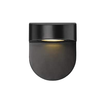 Millennium Lighting 1 Light Outdoor Wall Sconce in Powder Coat Black - 6.12 Inch
