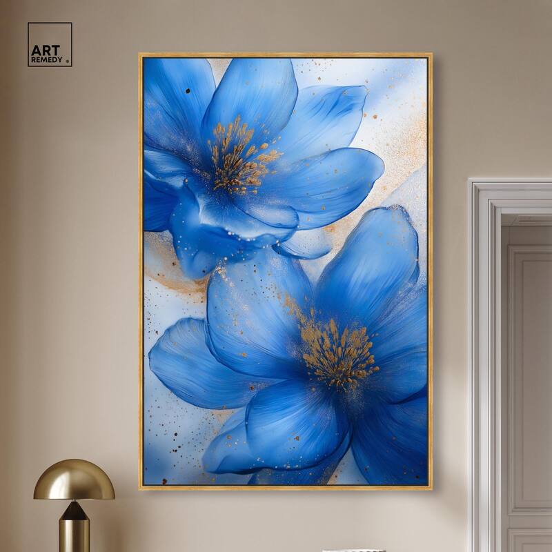 Twilight Teal Tint II Canvas by Art Remedy