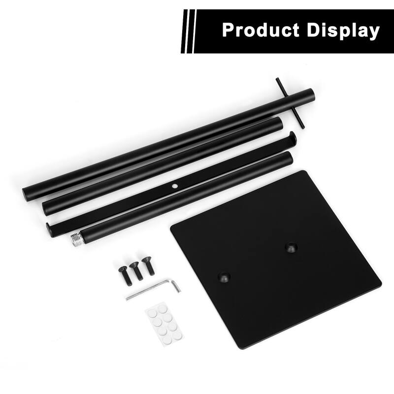 Toilet Paper Holder with Top Storage Shelf for Bathroom
