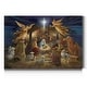 preview thumbnail 1 of 8, Nativity-Premium Gallery Wrapped Canvas - Ready to Hang