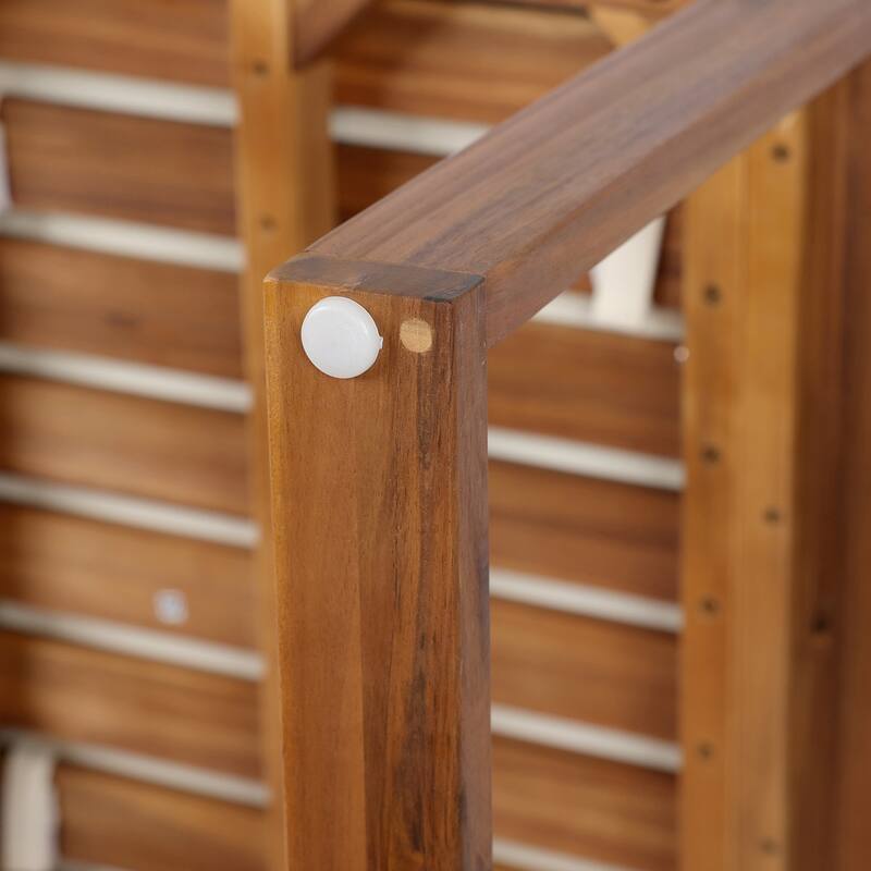 Wood Dining Set with Rectangular Dining Table and Padded Seat Chairs