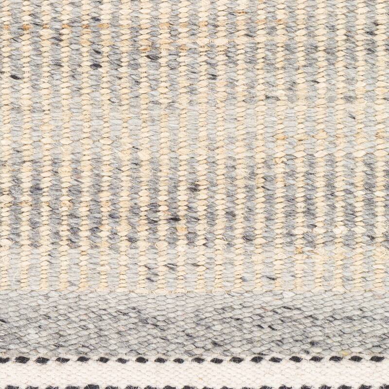 Livabliss Kenelm Boho Embroidered Jute & Wool Area Rug