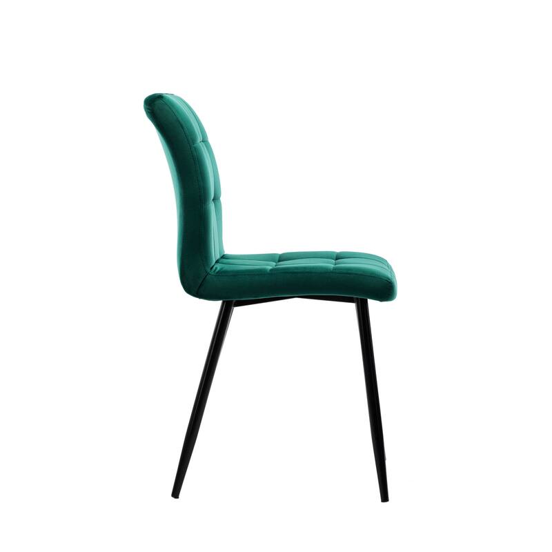 Porthos Home Pacie Dining Room Chairs Set Of 4, Velvet And Iron Legs