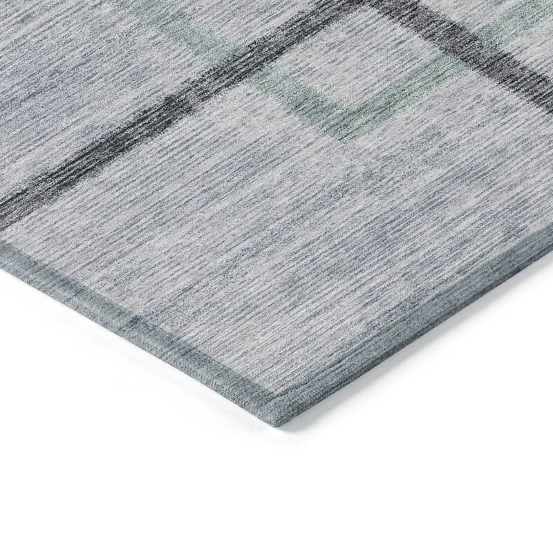 Machine Washable Indoor/ Outdoor Chantille Contemporary Geo Rug