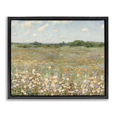 Stupell Vast Flower Speckled Meadow Framed Floater Canvas Wall Art Design By Amber Sterling