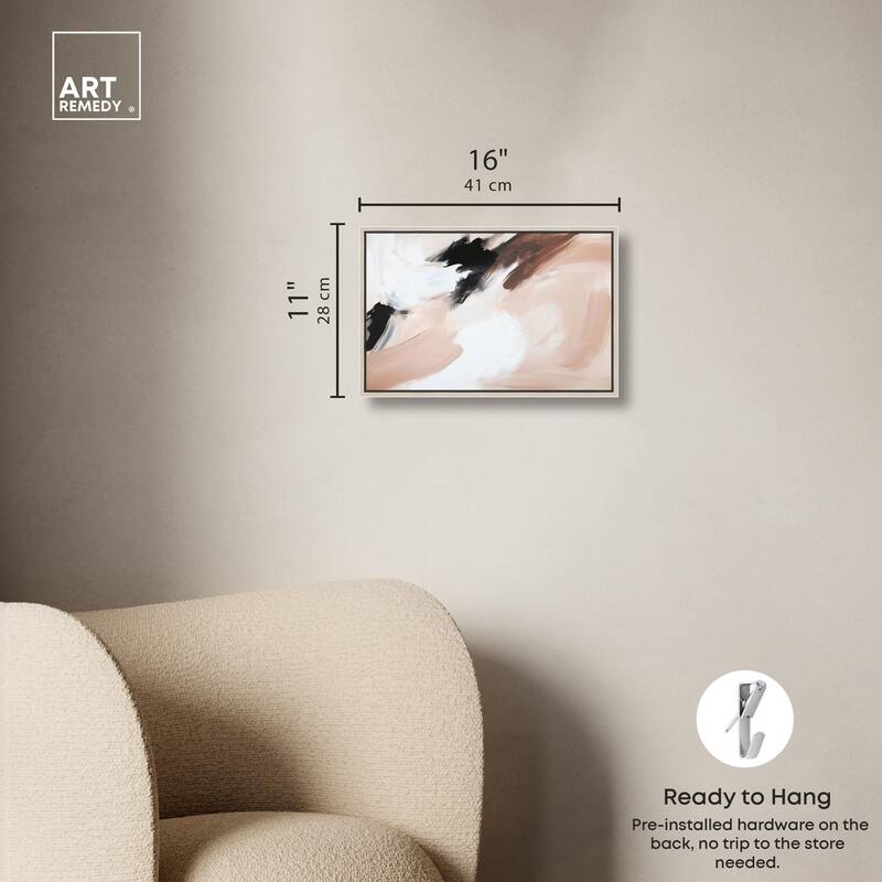 Swirls of Cream II Canvas by Art Remedy