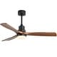 preview thumbnail 37 of 97, Sofucor 48/52 Inch Wood Ceiling Fan with Light and Remote/Smart App Voice Control, Dimmable Lights Included 52-Remote Control - Black with Walnut Blades