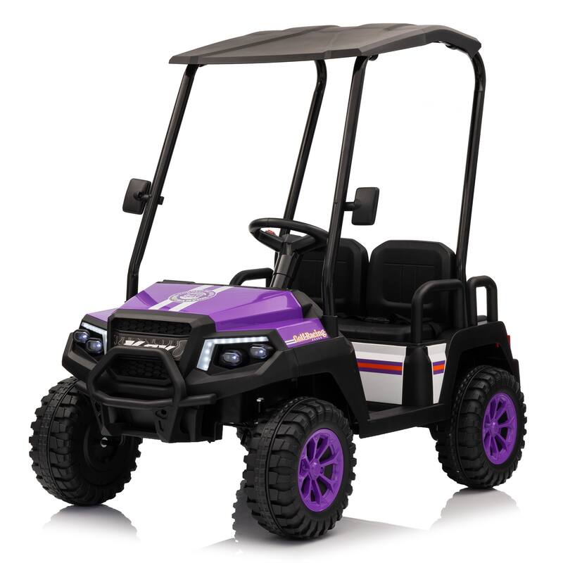 24V Xl Kids Electric Ride-On Truck W/Rc - Spacious 20in Wide Seat, Removable Sunshade, Dual-Motor Drive,Recommended Age: 3-8