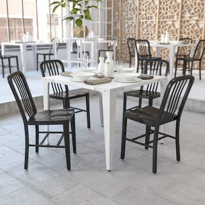 2 Pack Metal Indoor-Outdoor Chair