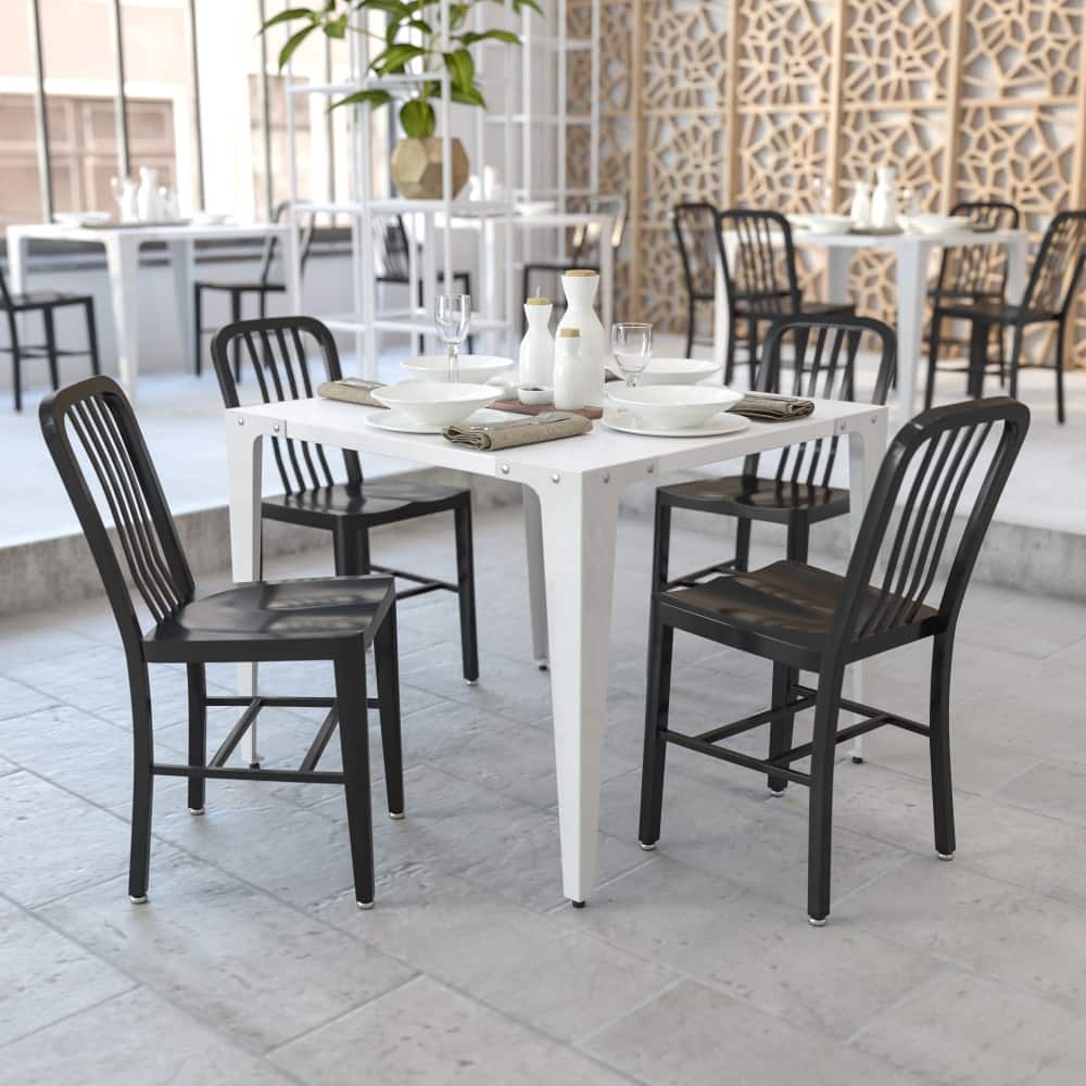 2 Pack Metal Indoor-Outdoor Chair