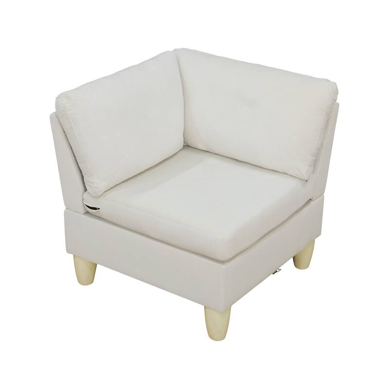 Contemporary 4-Piece L-Shaped Sectional Sofa Set