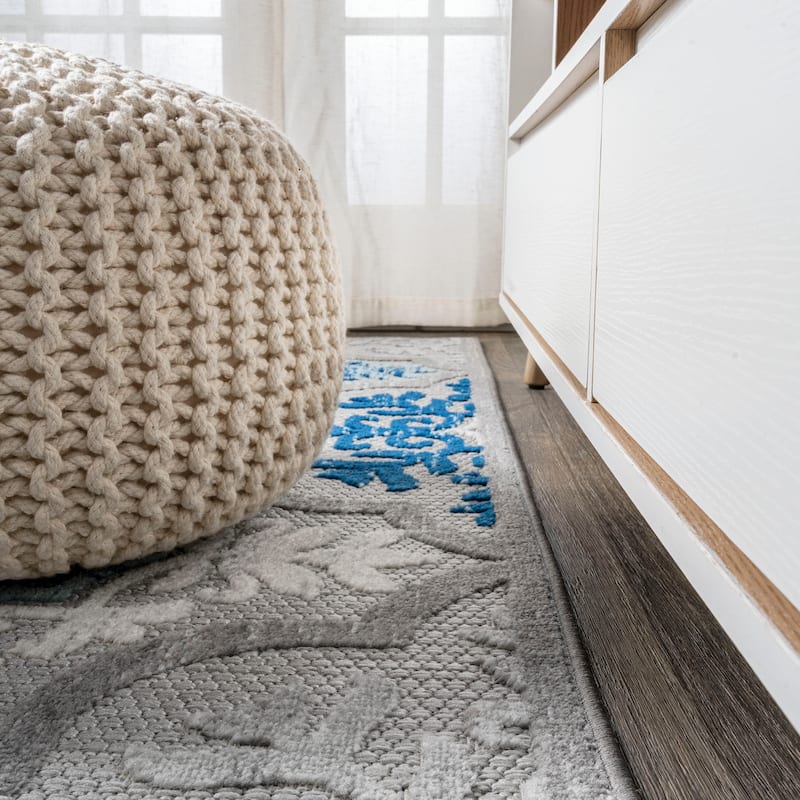 JONATHAN Y Circus Trellis High-Low Indoor/Outdoor Area Rug