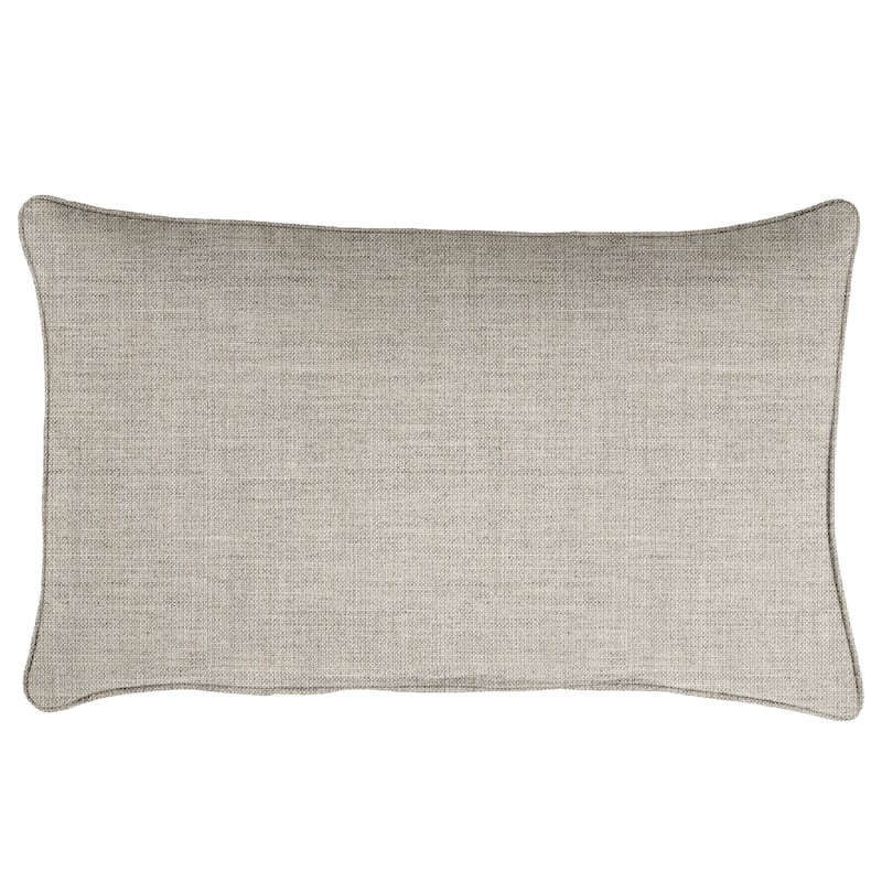 Sunbrella Canvas Indoor/Outdoor 13x20 Corded Lumbar Pillow (Single) - 13 in H x 20 in W x 6 in D - Canvas Natural