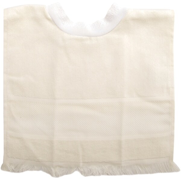 DMC Velour Toddler Pullover Bib 14 Count 12/"X19.5/"-Light Pink