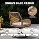 preview thumbnail 9 of 71, Nuu Garden Rattan Metal Patio Dining Set with Umbrella Hole, Zippered Cushions