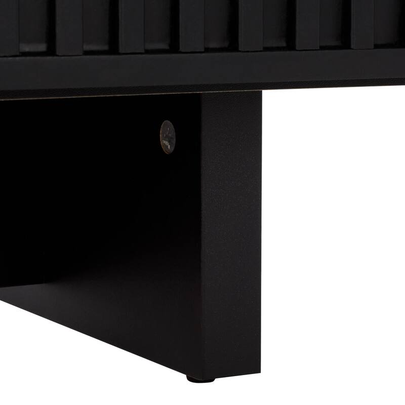 SAFAVIEH Home Quaid 4-Door Sideboard - 62"W x 18"D x 25"H