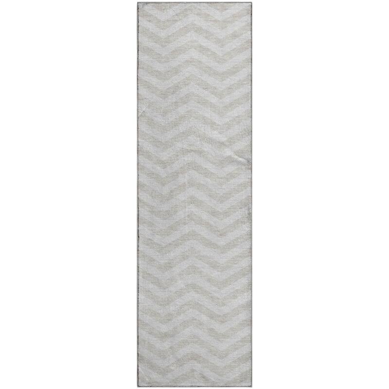 Premium Washable Super Soft Modern Chevron Mayfield Rug
