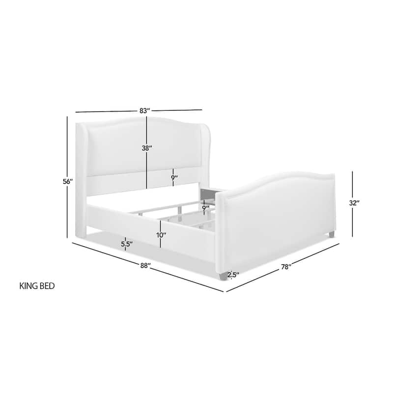 Jennifer Taylor Home Carmen Panel Bed