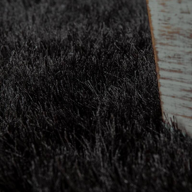 Soft Shag Rug For Bedroom & Living-Room Glossy Yarn