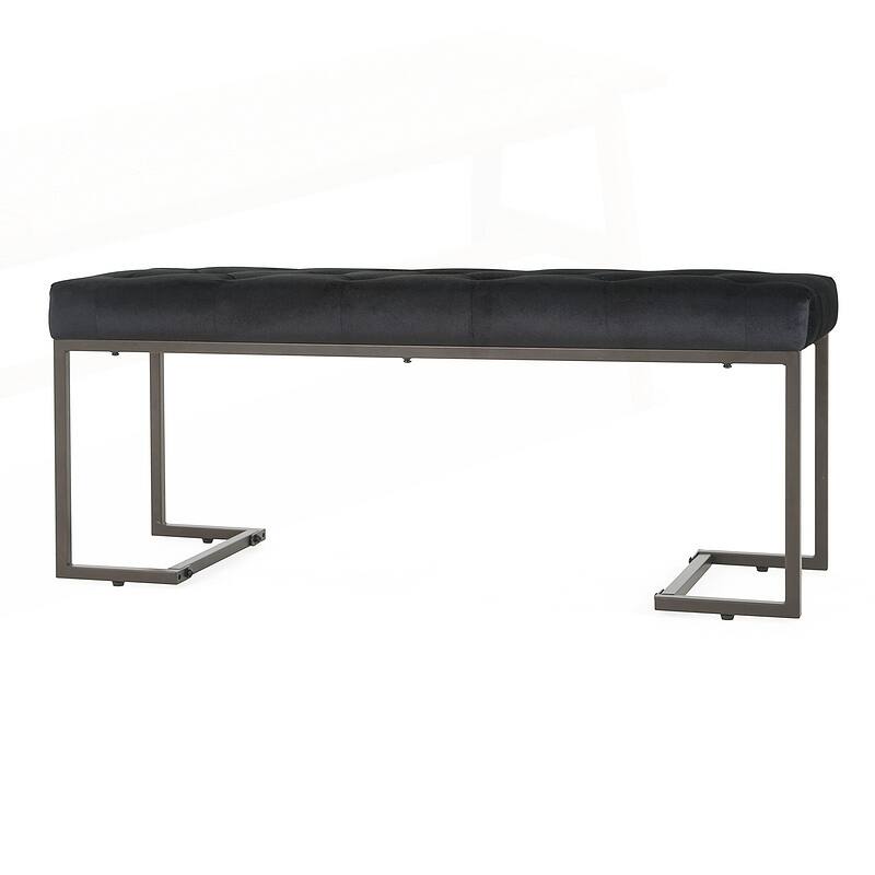 Sophisticated Upholstered Button Tufted Bench for Stylish Interiors
