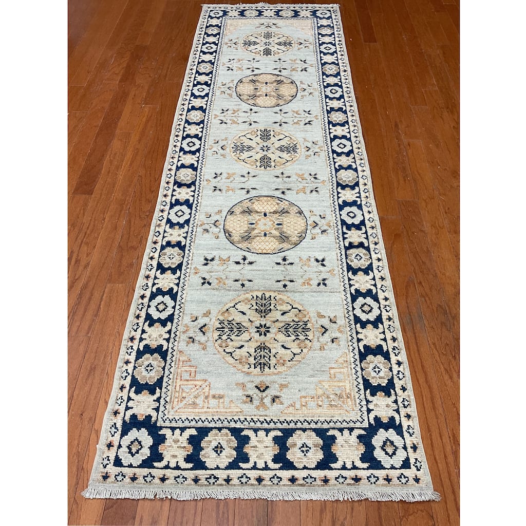 HERAT ORIENTAL Handmade Oushak Wool Runner - 2'8" x 8'7"