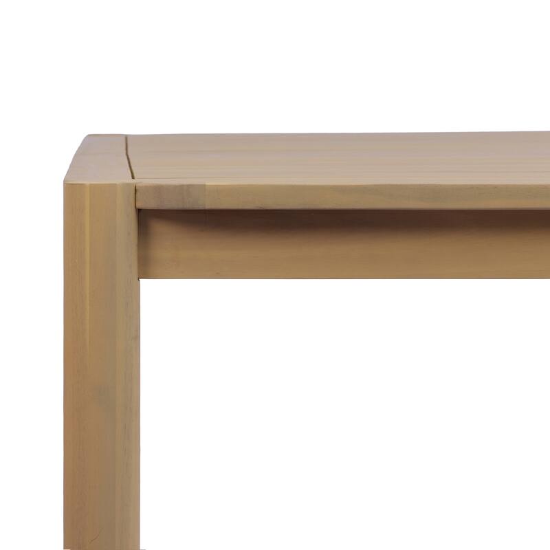 Christopher Knight Home - Cascade 74.02" Outdoor Acacia Wood Rectangular Dining Table, for 4-6 Person Seating