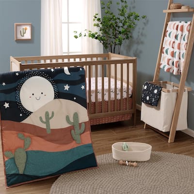 The Peanutshell Crib Bedding Set for Baby Girls & Boys, Joshua Tree, 5 Pieces