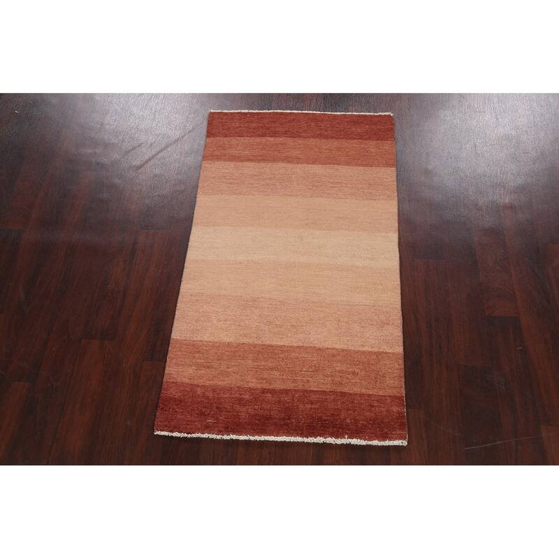 Contemporary Gabbeh Kashkoli Oriental Area Rug Wool Hand-knotted - 2'10" x 5'1"