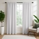 preview thumbnail 82 of 82, Deconovo 2-Pack Thermal Room Darkening Rod Pocket Curtains 42W x 63L - Light Grey