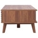preview thumbnail 33 of 34, SAFAVIEH Rori Mid-Century 1-Shelf Walnut Coffee Table - 46" W x 23" D x 16" H