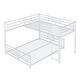 preview thumbnail 17 of 24, L-shaped Metal Twin over Full Size Bunk Bed