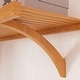 preview thumbnail 8 of 10, John Louis Home Solid Wood Walk-In Closet System with 4-Drawers Honey Maple