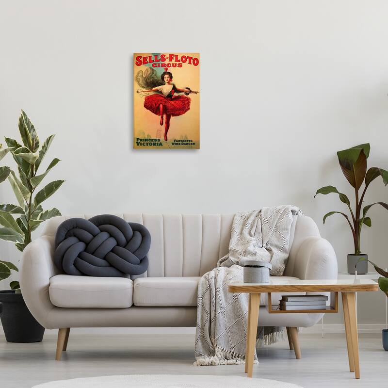 Stupell Great Bullfight Antique Advertisement Canvas Wall Art Design By Marcus Jules