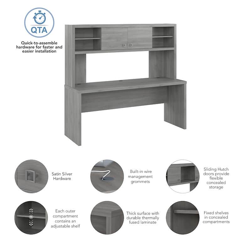 Echo 72W Computer Desk with Hutch by Bush Business Furniture