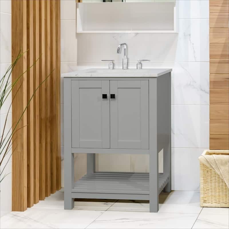 Tribecca 24" 2-Door Vanity - Grey