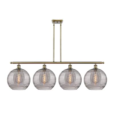 Innovations Lighting 516-4I 14 50 Athens Deco Swirl Chandelier Athens