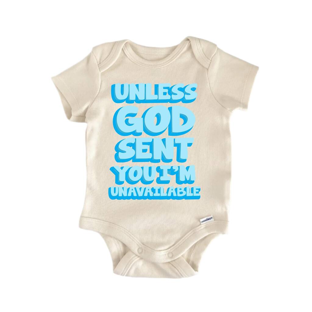 I'm Unavailable Jesus Religious God Christian - Baby Boy Girl Clothes Bodysuit