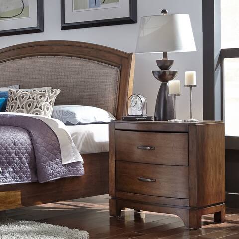 Copper Grove Avalon Pebble Brown Night Stand