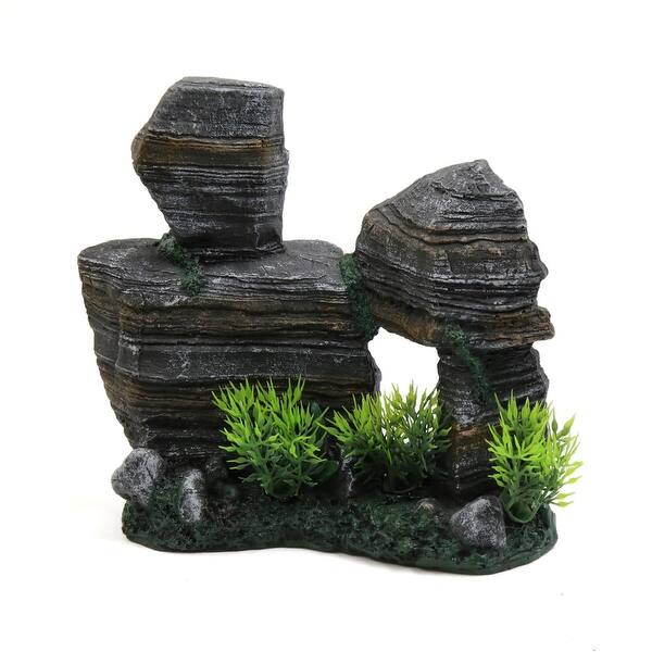 Shop Resin Cave Rockery Fish Tank Aquarium Landscape Decor Stone