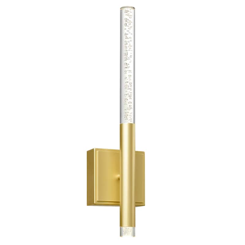 Dragonswatch Integrated LED Satin Gold Wall Light - Satin Gold - Satin Gold