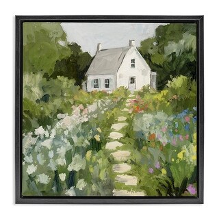 Stupell House She Dreamt Of Framed Floater Canvas Wall Art Design By ...