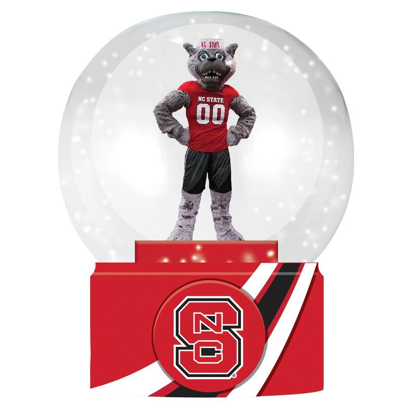 North Carolina State University 5 in. Glass Tabletop Snow Globe