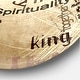 preview thumbnail 9 of 8, Designart 'Jesus' word cloud in grunge background' Oversized Religious Wall CLock 16 in. wide x 16 in. high