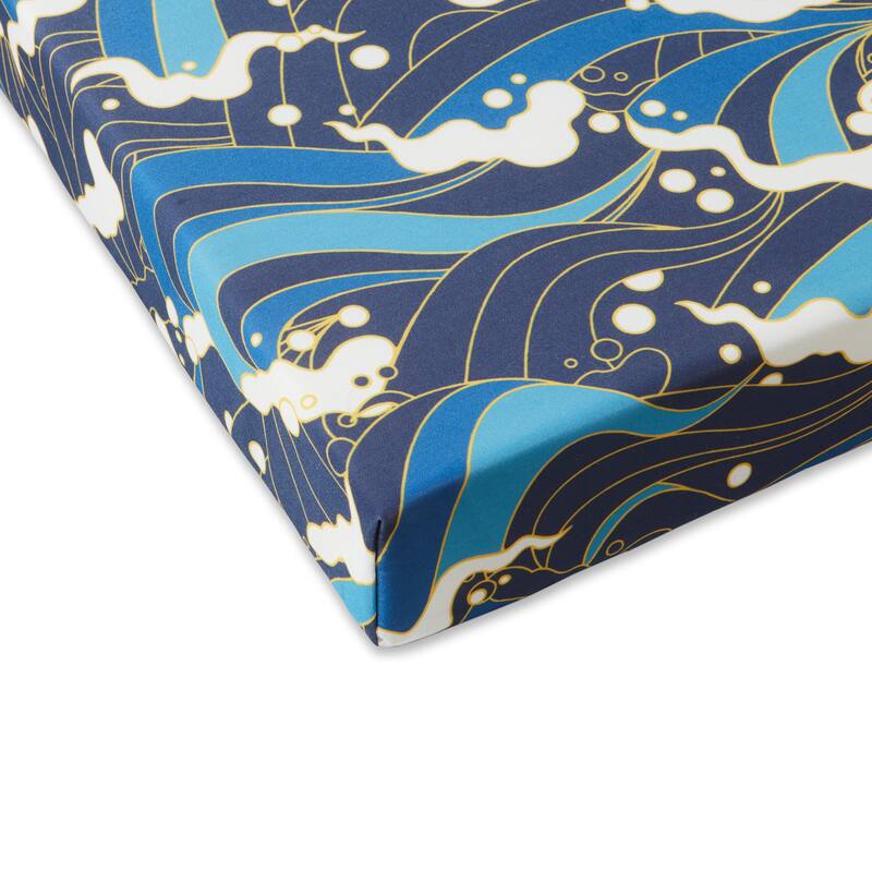 Set of 4 Solid Soft Outdoor Patio Deep Seat Cushion