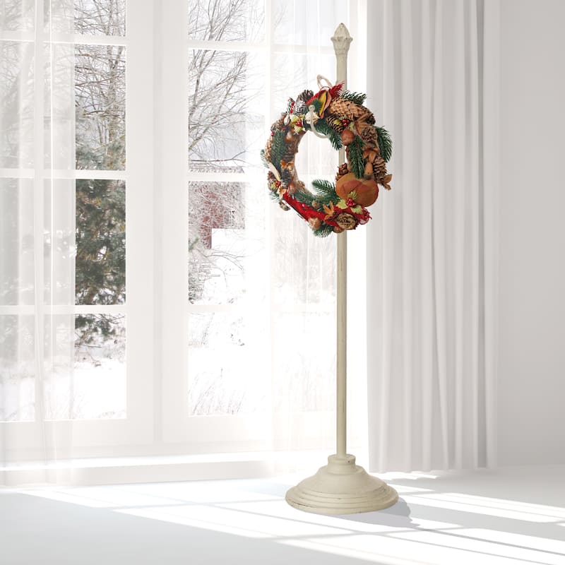 24-40" Metal Adjustable Wreath Hanger