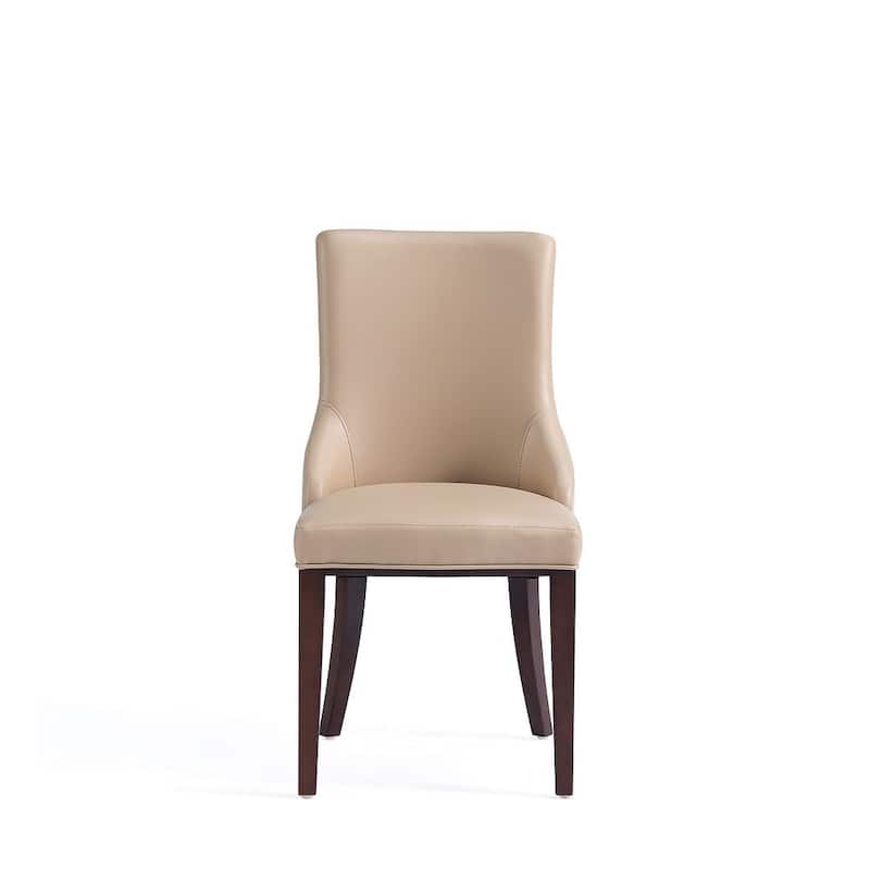 Manhattan Comfort Shubert Modern Faux Leather and Velvet Dining Chair