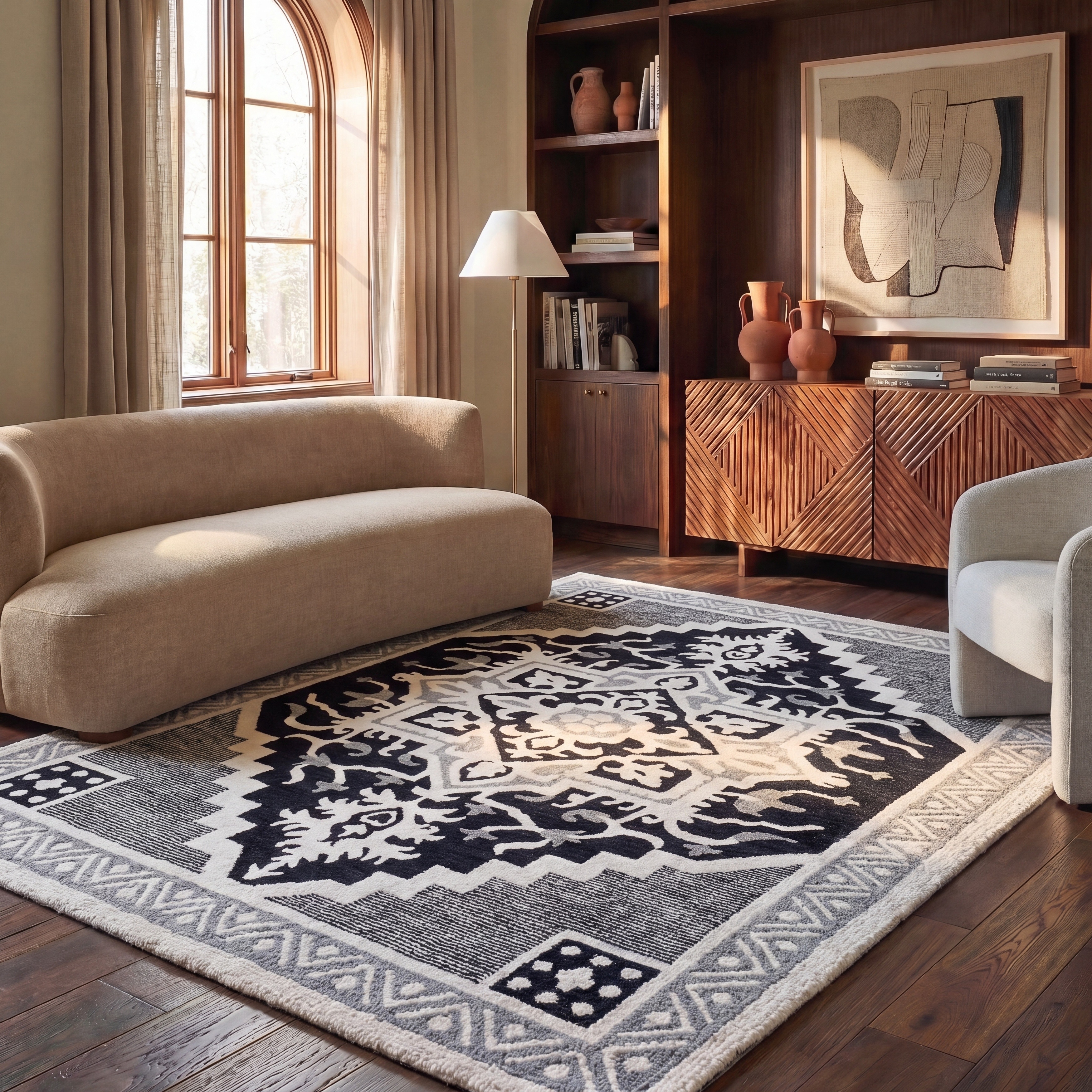 SAFAVIEH Handmade Heritage Vjola Traditional Wool Rug