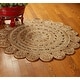 preview thumbnail 10 of 17, LR Home Organic Jute Braided Area Rug, Natural