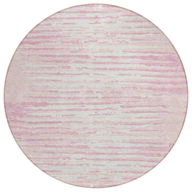 HomeRoots Striped Transitional Rectangle Outdoor Rug