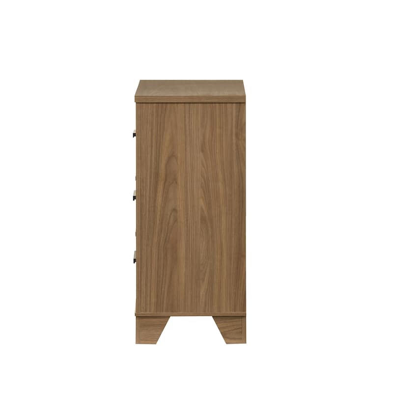 Furniture of America Nyess Modern Chestnut Brown Wood 6-Drawer Dresser